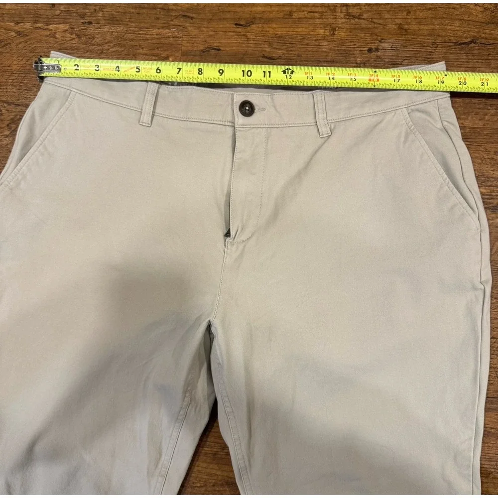 Mugsy Jeans Beige Teddys Casual Work Stretch Chino Pants Trousers Men's‎ 38x30
